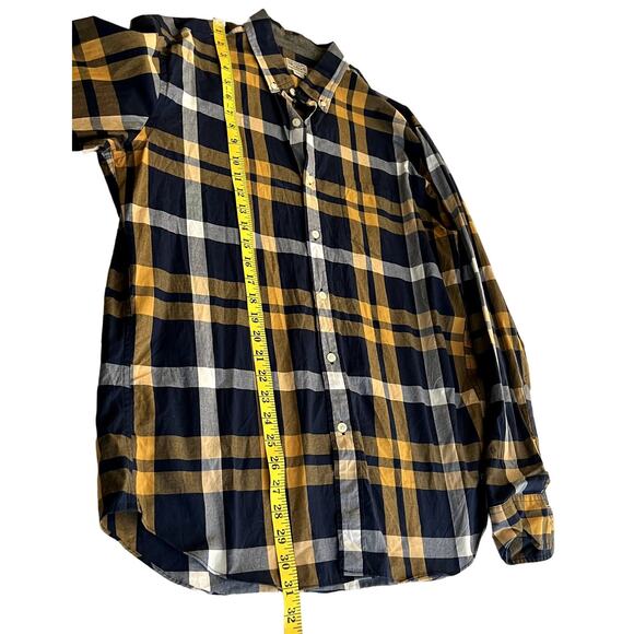 J. Crew Shirt Mens Large Multicolor Plaid Cotton Collar Button Down Long Sleeve - Picture 5 of 7
